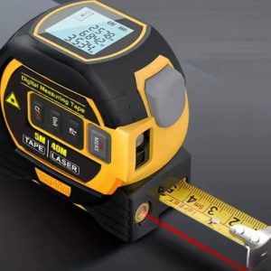 3-in-1 Digital Laser Tape Measure – 40M Laser Rangefinder with LCD Display